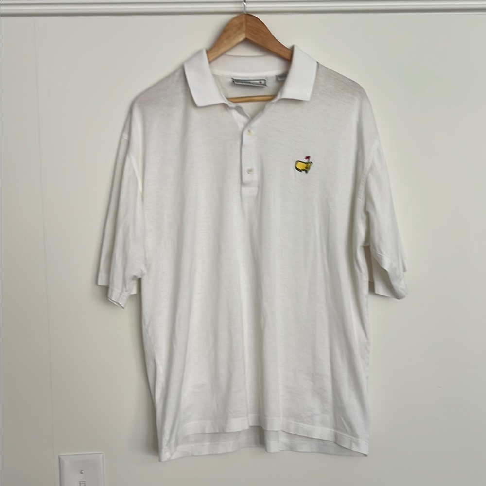 Vintage Augusta National Golf Shop White Polo Shirt The Masters